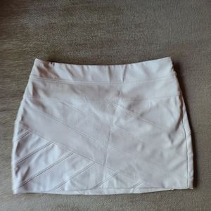 Express Mini Skirt, Ivory, Size 0